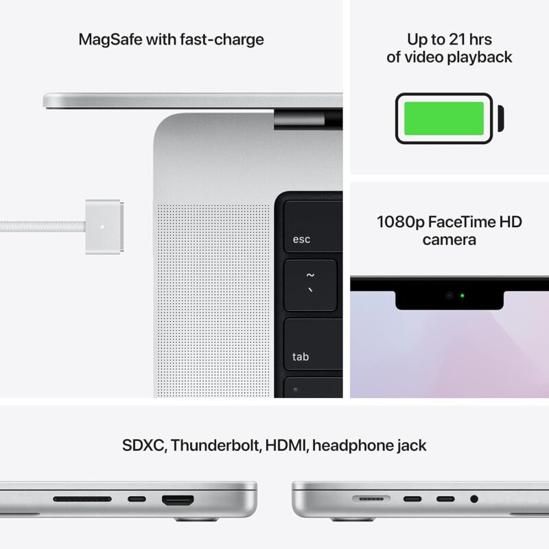 14-inch MacBook Pro M1 Pro 10-core 16-core 16GB 1TB MKGT3LL/A - Image 6