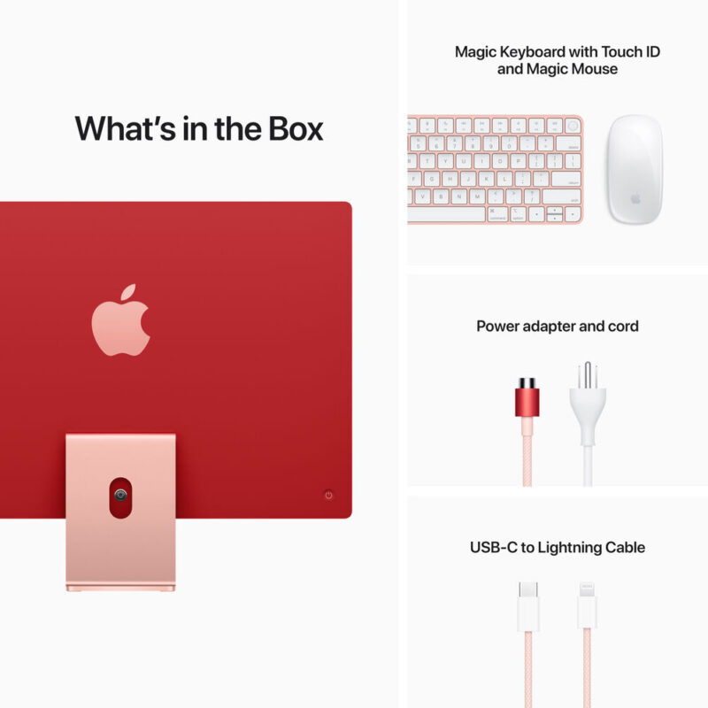 24-inch iMac M1 4.5K 8-Core CPU 8-Core GPU 8GB 256GB MGPM3LL/A - Image 4