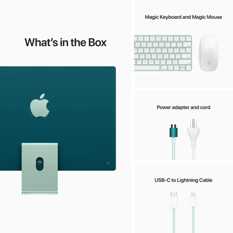 24-inch iMac M1 4.5K 8-Core CPU 7-Core GPU 8GB 256GB MJV83LL/A - Image 4