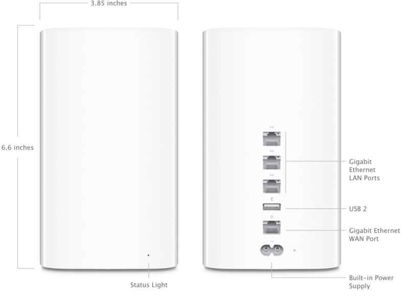 AirPort Time Capsule 802.11ac A1470 ME177LL/A ME182LL/A - Image 2