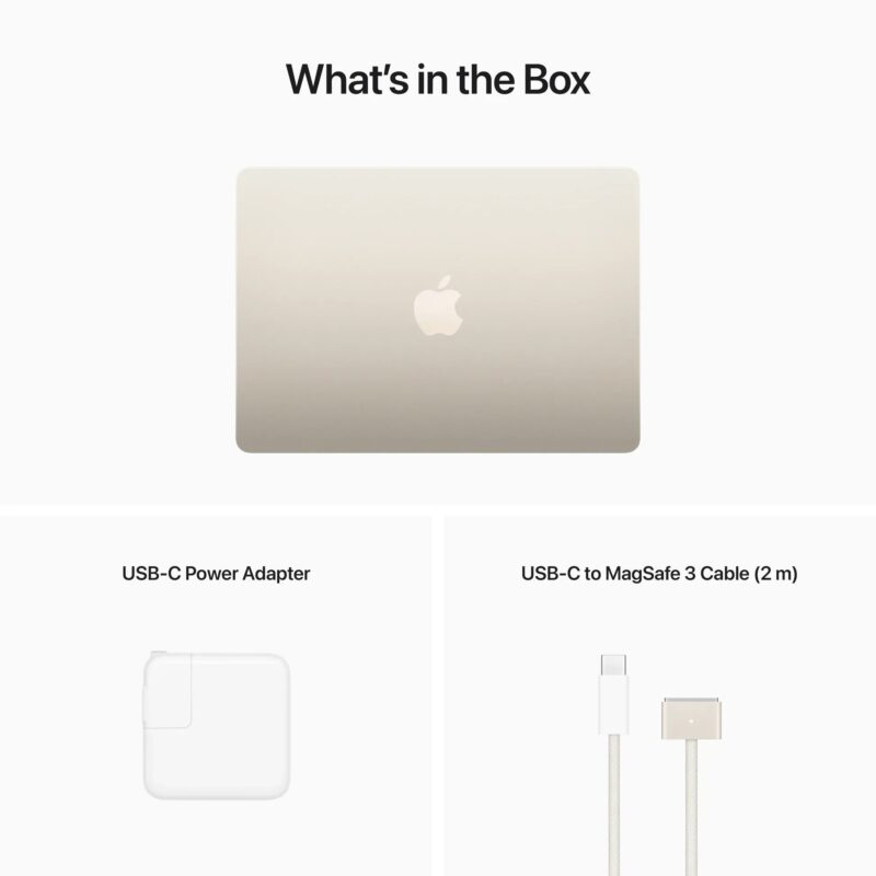 13-inch MacBook Air M2 8-Core CPU 8-Core GPU 8GB 256GB MLY13LL/A - Image 2