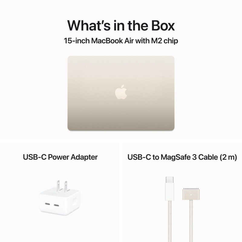 15-inch MacBook Air M3 8-core 10-core 8GB 512GB MRYT3LL/A - Image 6
