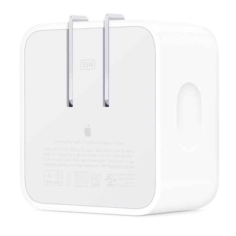 35W Dual USB-C Port Compact Power Adapter A2571 MNWM3AM/A - Image 2