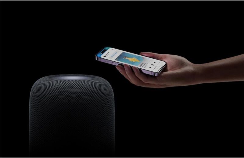 Apple - HomePod (2nd Generation) Smart Speaker with Siri - Midnight MQJ73LL/A - Image 3