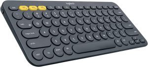Logitech - K380 Pebble Multi-Device Bluetooth Keyboard ‎920-007558