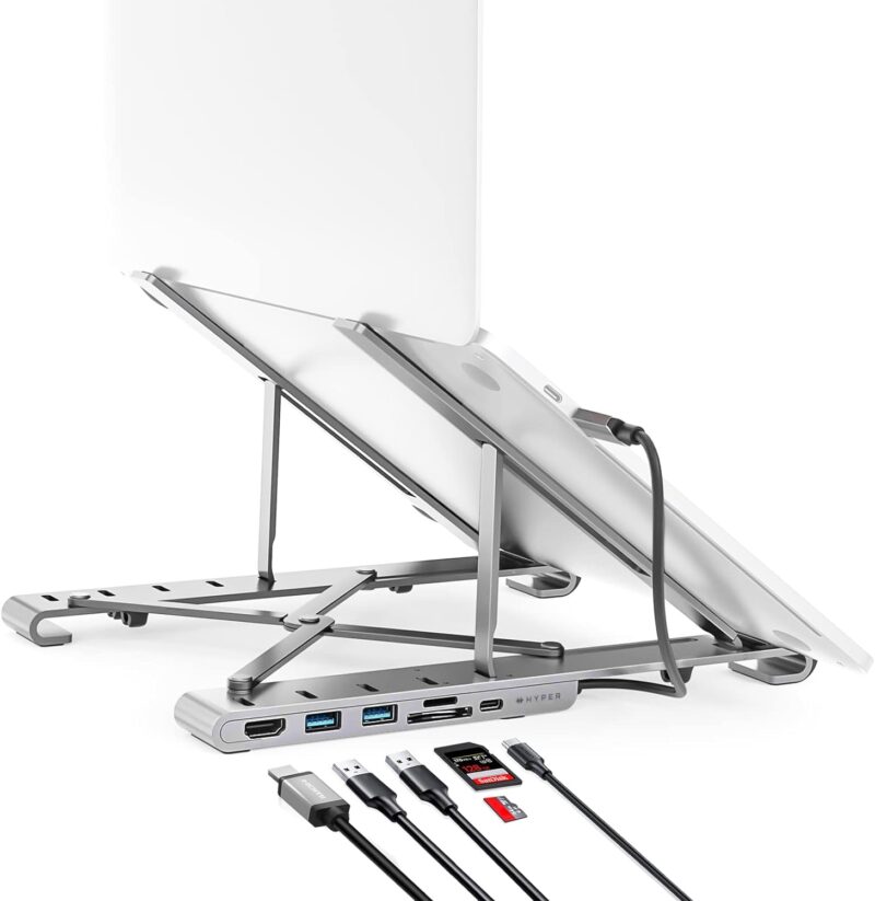 Hyper - 7-in-1 USB-C Hub Stand with MicroSD HD71H - Image 5