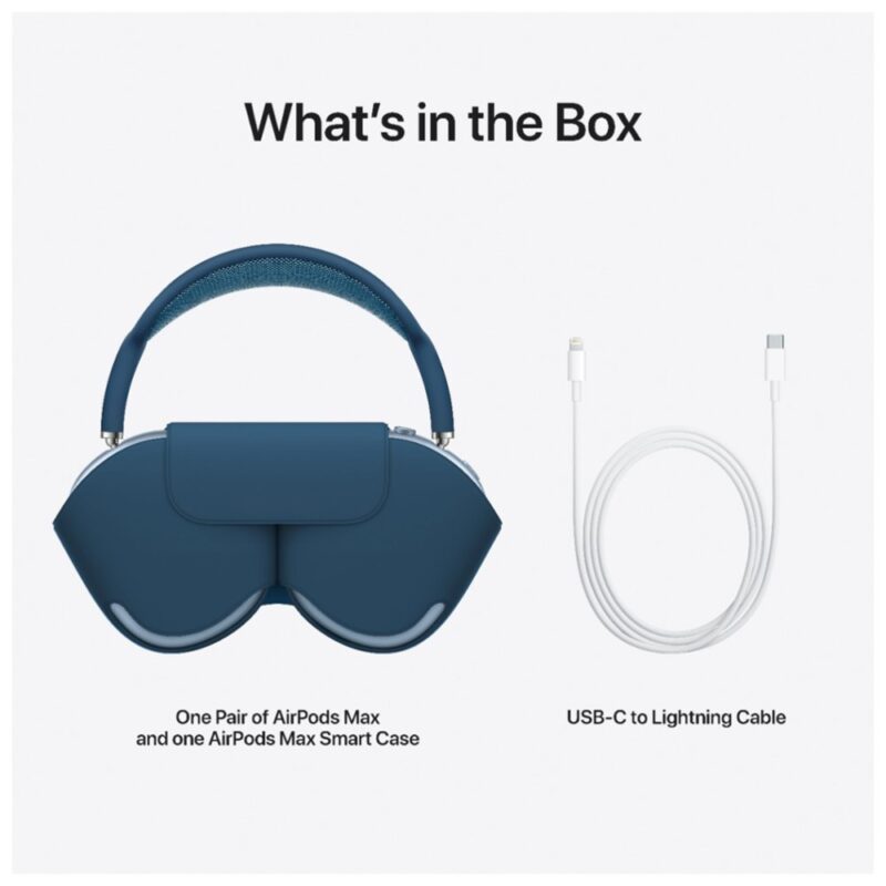 Apple - AirPods Max (Lightning) - Sky Blue MGYL3AM/A - Image 3