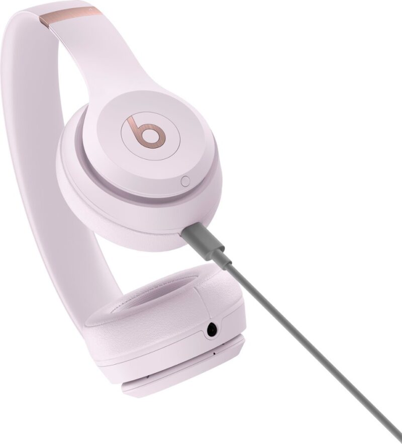Beats Solo 4 True Wireless On-Ear Headphones - Cloud Pink MUW33LL/A - Image 2
