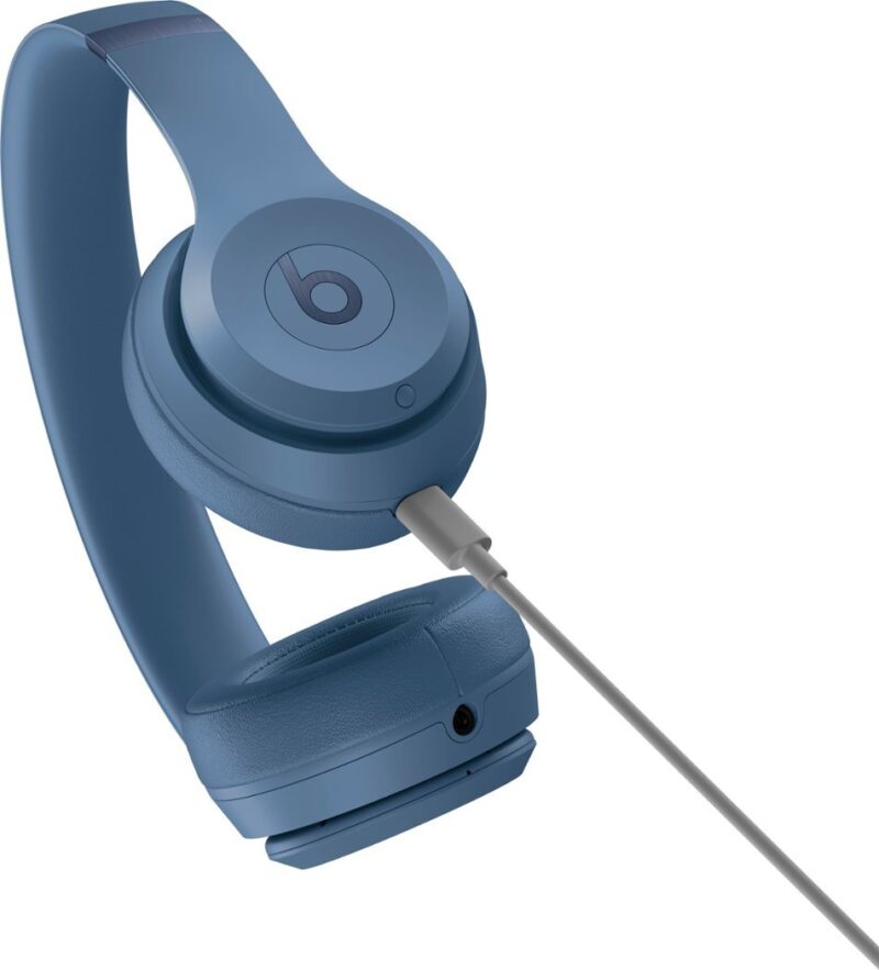 Beats Solo 4 True Wireless On-Ear Headphones - Slate Blue MUW43LL/A - Image 4