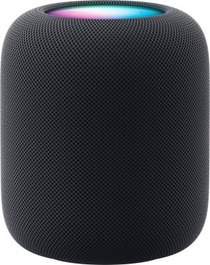 Apple - HomePod (2nd Generation) Smart Speaker with Siri - Midnight MQJ73LL/A
