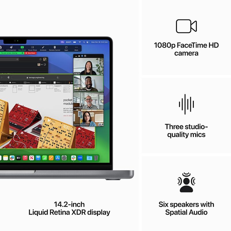 14-inch MacBook Pro M3 8-core 10-core 8GB 1TB MTL83LL/A - Image 5
