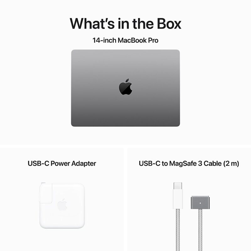 14-inch MacBook Pro M3 8-core 10-core 8GB 1TB MTL83LL/A - Image 4