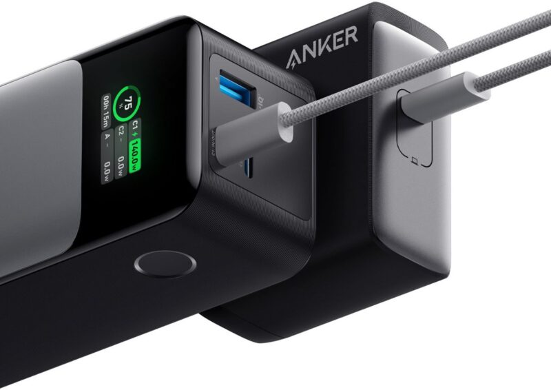 Anker - Power Bank (24000mAh, 140W, 3-Port) A1289011 - Image 2