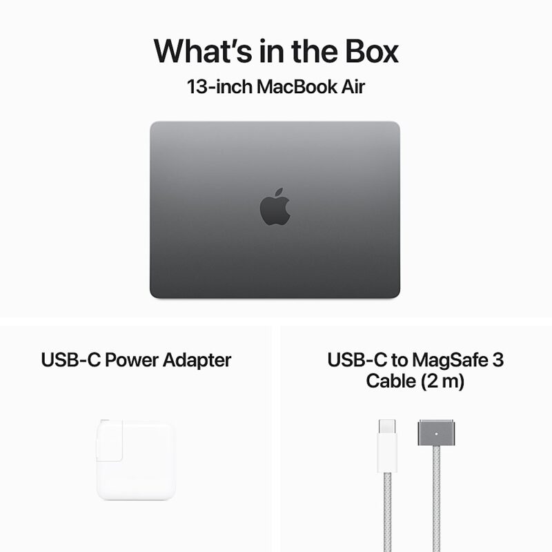 13-inch MacBook Air M3 8-Core CPU 8-Core GPU 8GB 256GB MRXN3LL/A - Image 4