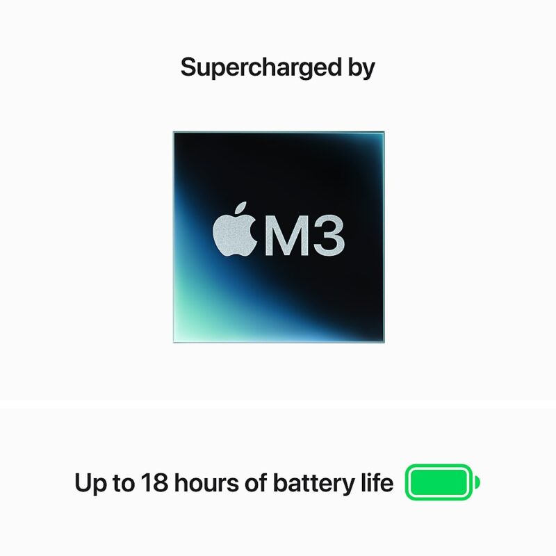 13-inch MacBook Air M3 8-Core CPU 10-Core GPU 24GB 512GB MC8Q4LL/A - Image 8