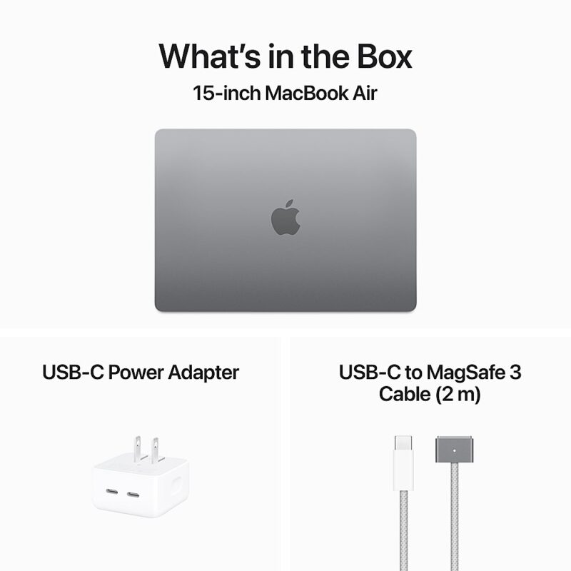 15-inch MacBook Air M3 8-core 10-core 8GB 256GB MRYM3LL/A - Image 8
