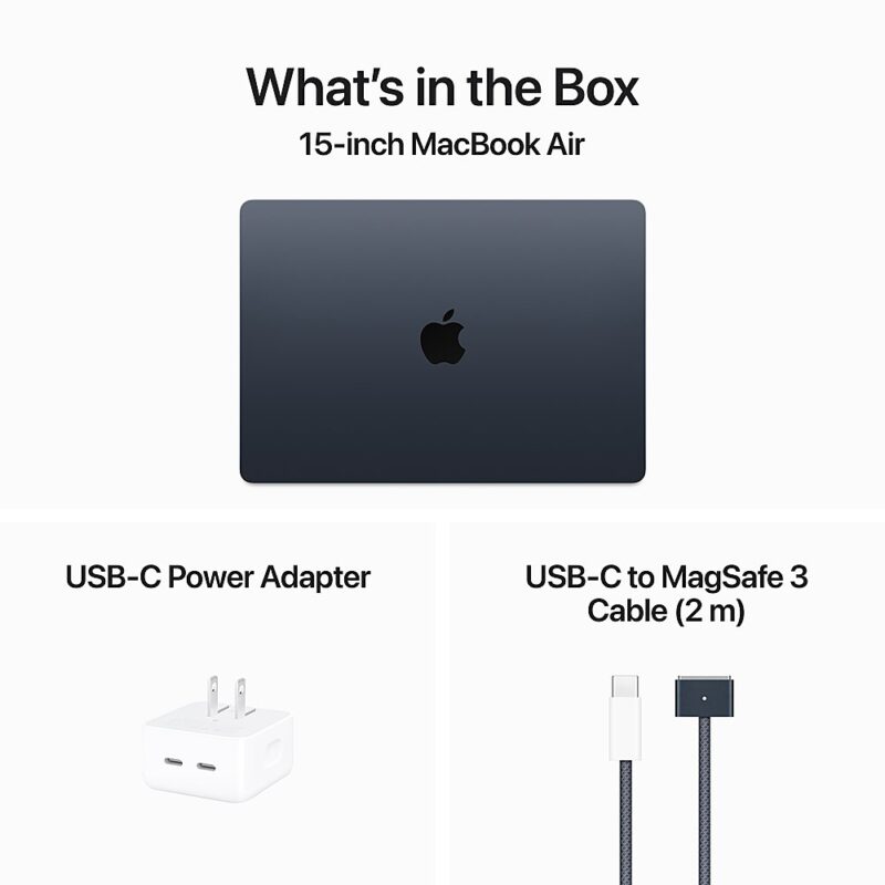 15-inch MacBook Air M3 8-core 10-core 8GB 512GB MRYV3LL/A - Image 4
