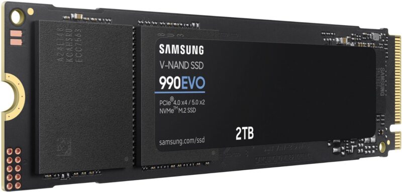 Samsung - 990 EVO SSD 2TB Internal SSD PCIe Gen 4x4 | Gen 5x2 M.2 2280 MZ-V9E2T0B/AM - Image 4