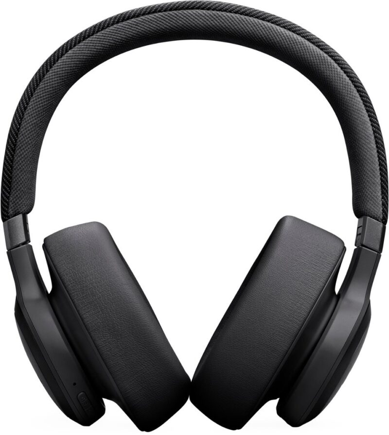 JBL - Wireless Over-Ear Headphones with True Adaptive Noise Cancelling - Black - Image 2