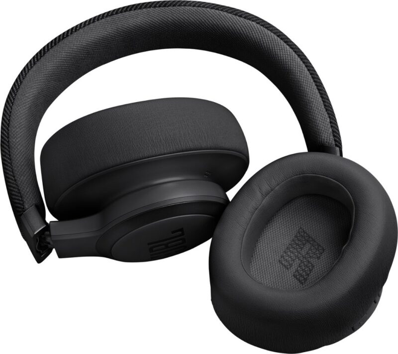 JBL - Wireless Over-Ear Headphones with True Adaptive Noise Cancelling - Black - Image 5