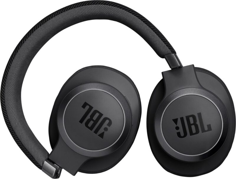 JBL - Wireless Over-Ear Headphones with True Adaptive Noise Cancelling - Black - Image 6