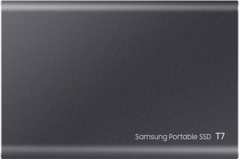 Samsung - T7 4TB External USB 3.2 Gen 2 Portable SSD with Hardware Encryption - Titan Gray - Image 4