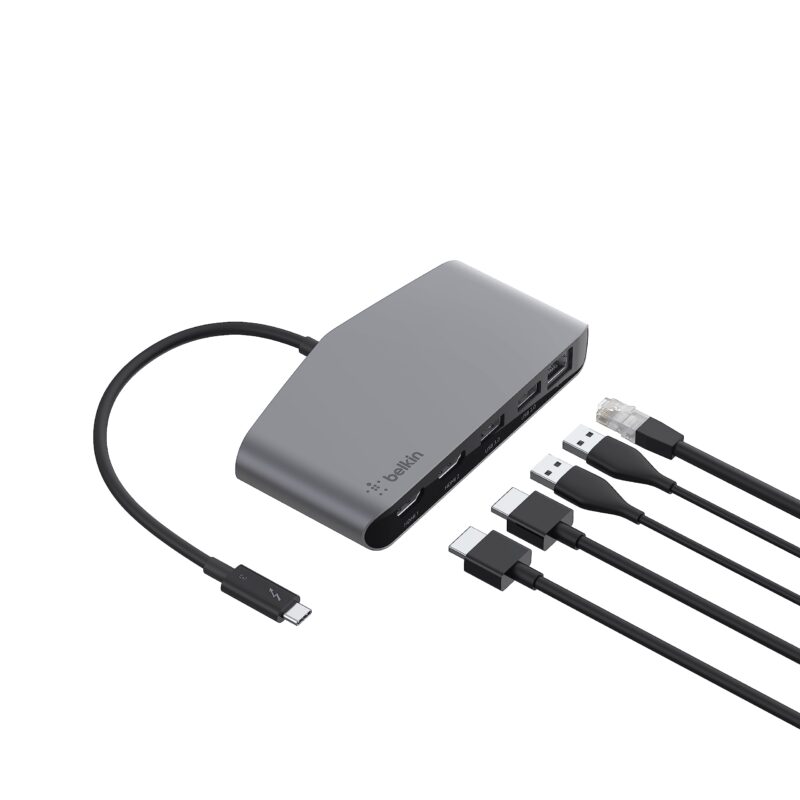 Belkin - Thunderbolt 3 Mini Dock w/Dual 4K HDMI F4U098 - Image 6