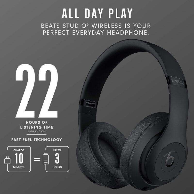 Beats Studio3 Wireless Noise Cancelling Headphones MX3X2LL/A - Image 4
