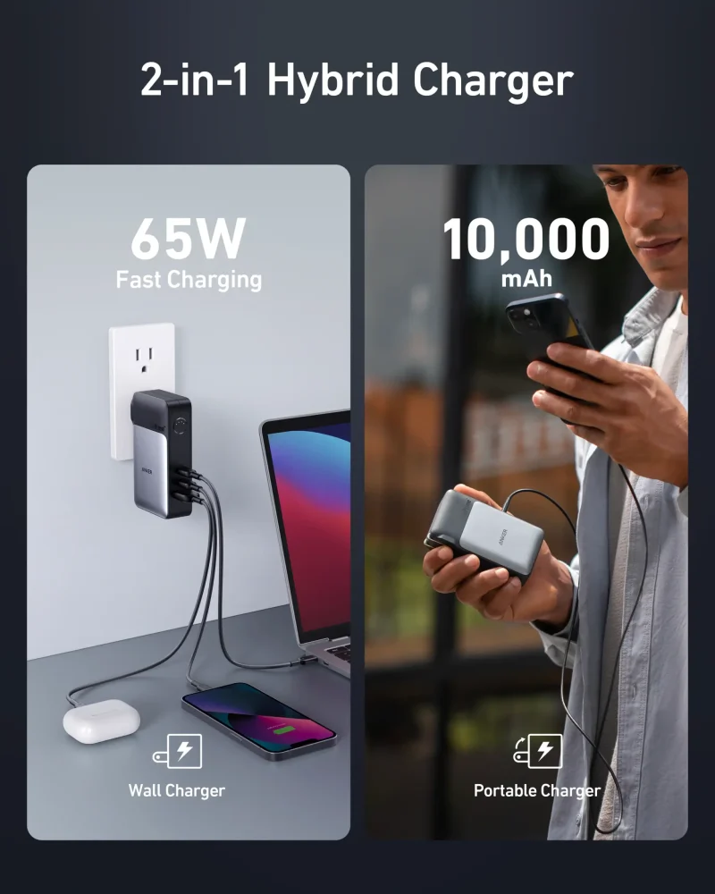 Anker 733 Power Bank (GaNPrime PowerCore 65W) A1651111-1 – Apple