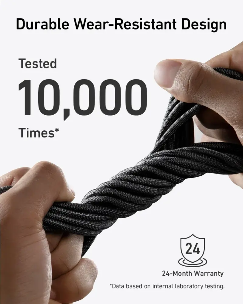 Anker 543 USB-C to USB-C Cable (Bio-Braided) A80E6 - Image 4