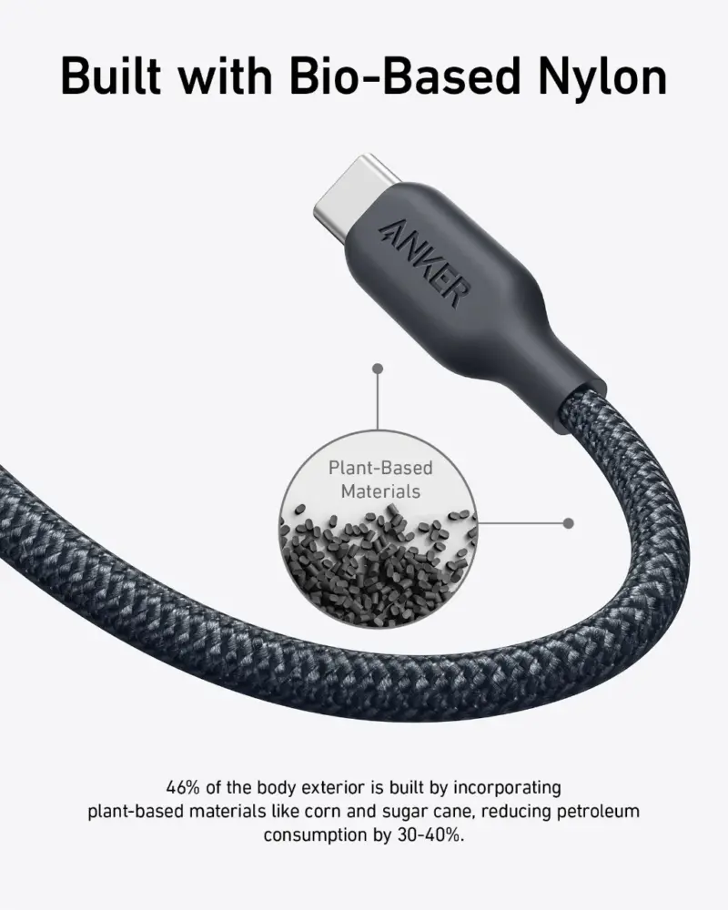 Anker 543 USB-C to USB-C Cable (Bio-Braided) A80E6 - Image 6