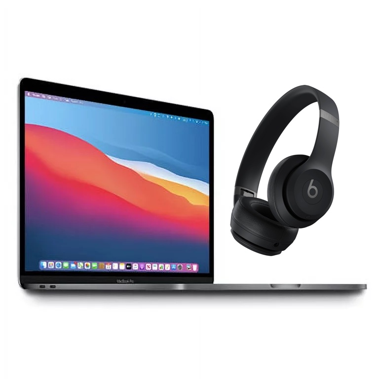 13-inch MacBook Pro 1.4 Ghz i5 8GB 256GB Iris Plus 645 w/ Beats Solo 4 MXK32LL/A