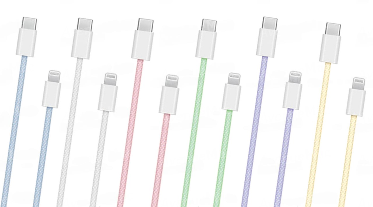Color Original Braided USB-C to Lightning Cables 1m
