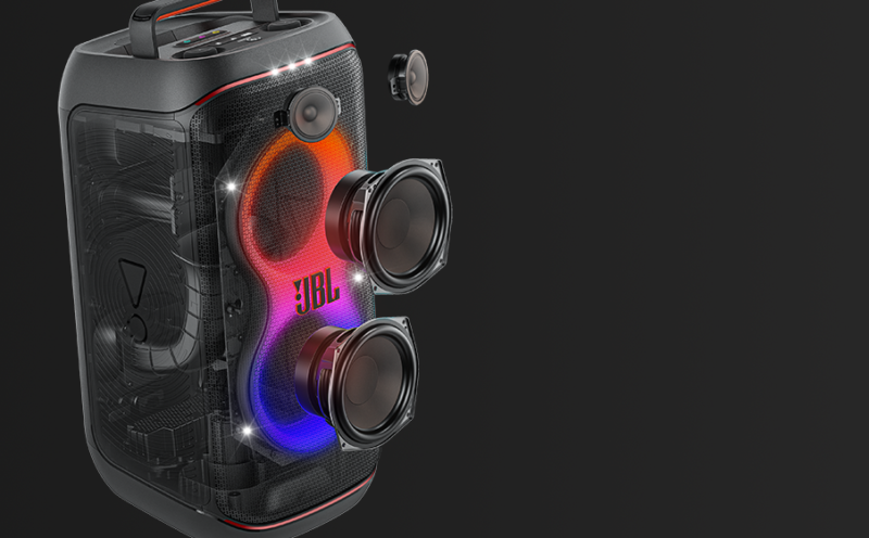 JBL - PartyBox Club 120 Portable Wireless Party Speaker - Black - Image 3