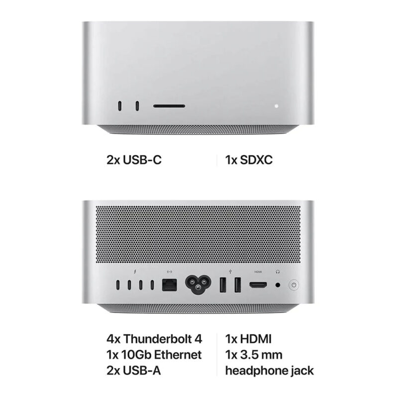 Mac Studio M2 Ultra 64GB 1TB 24‑Core CPU and 60‑Core GPU MQH63LL/A - Image 3