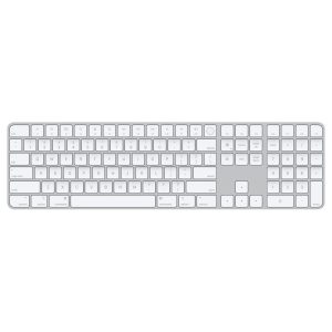 Magic Keyboard w/Touch ID and Numeric Keypad (Lightning) - White Keys A2520, MK2C3LL/A