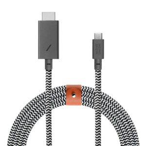 Native Union - 10' External C to HDMI 4k Cable - BELT-C-HDMI-ZEB-3