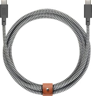 Native Union - Fast Charging USB-C Cable BELT-C-ZEB-PRO-NP
