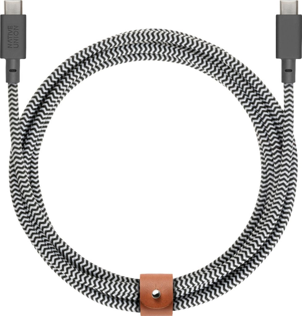 Native Union - Fast Charging USB-C Cable BELT-C-ZEB-PRO-NP
