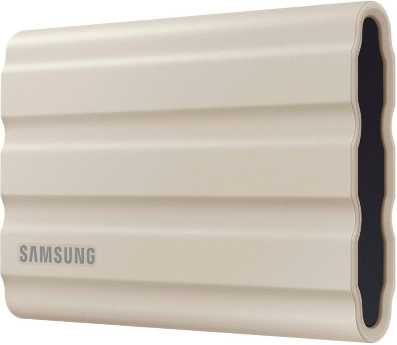 Samsung - T7 Shield 2TB External USB 3.2 Gen 2 Rugged SSD IP65 Water Resistant - Beige - Image 2