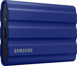 Samsung - T7 Shield 2TB External USB 3.2 Gen 2 Rugged SSD IP65 Water Resistant - Blue