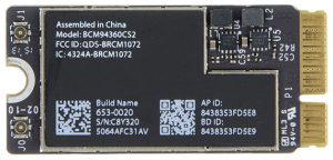 Wireless (Airport & Bluetooth) Card BCM94360CS2