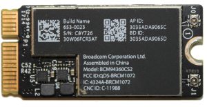 Wireless (Airport & Bluetooth) Card BCM94360CS2