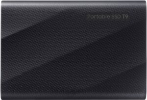 Samsung - T9 Portable SSD 4TB, Up to 2,000MB/s, USB 3.2 Gen2 - Black