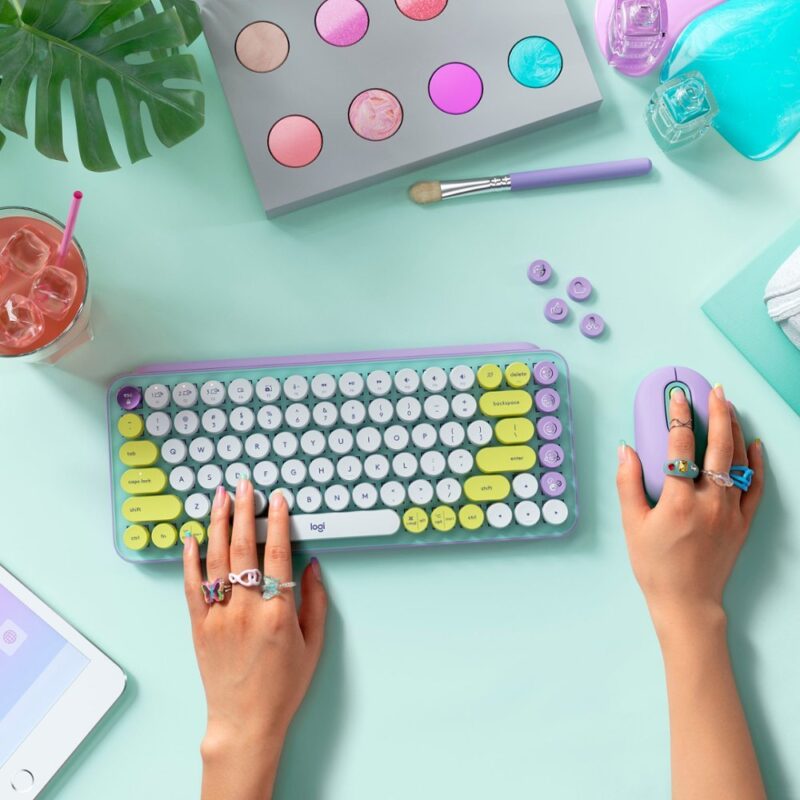 Logitech - POP Keys Wireless Mechanical Tactile Switch Keyboard for Mac - Image 5