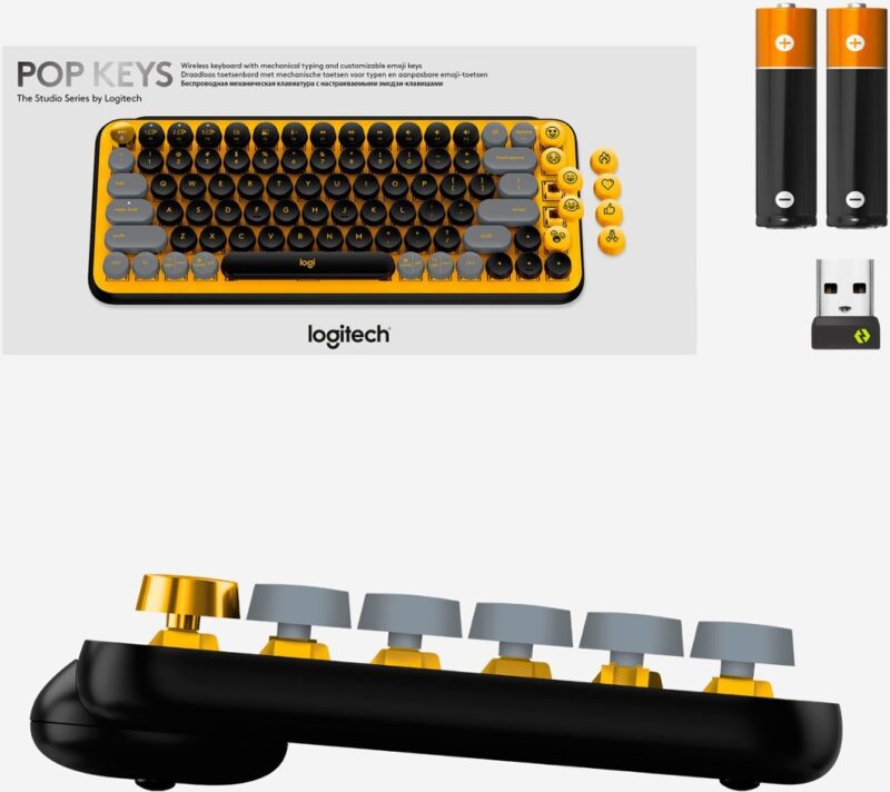 Logitech - POP Keys Wireless Mechanical Tactile Switch Keyboard for Mac - Image 4