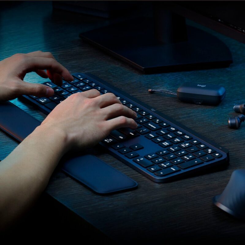 Logitech - MX Keys S Advanced Wireless Scissor Keyboard for Mac 920-011406 - Image 3