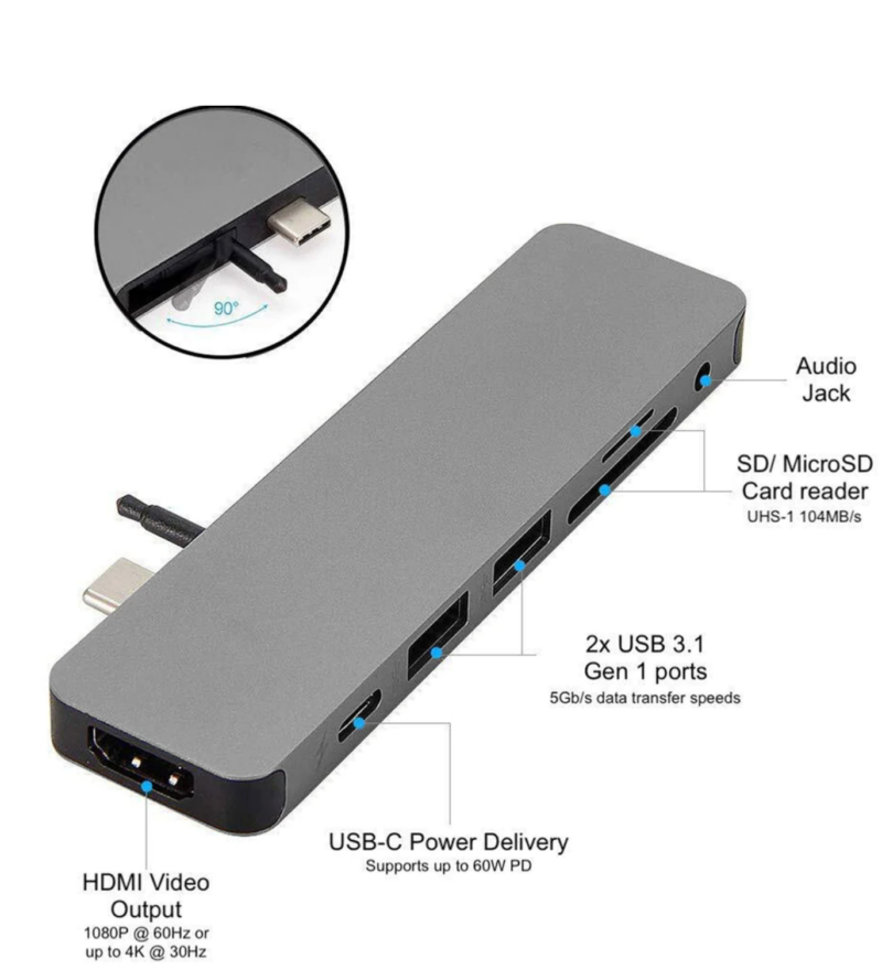 HyperDrive SOLO 7-in-1 USB-C Hub GN21D - Image 2