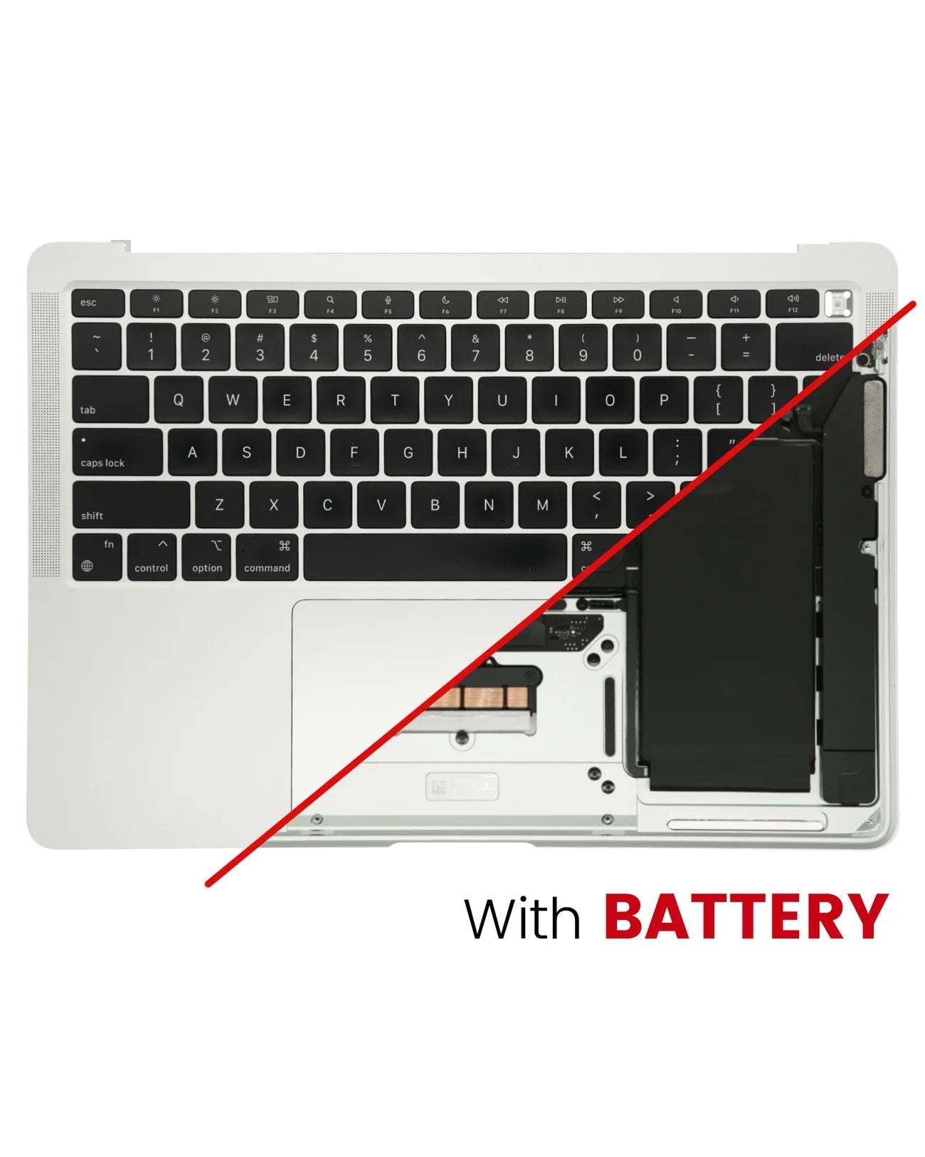 Complete Top Case (w/ Battery)