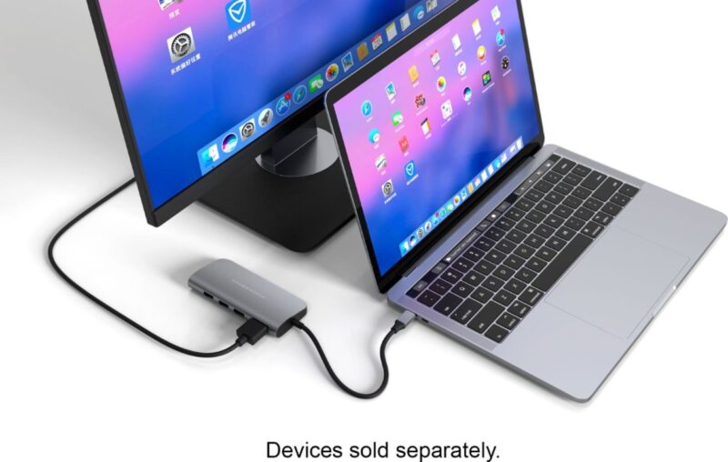 Hyper - 9-Port Universal USB-C Hub - Docking Station HD30F-Gray - Image 5
